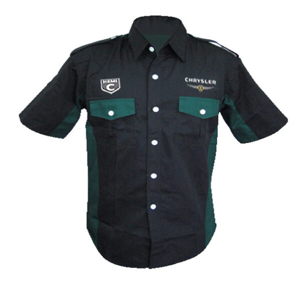 Jacketsandshirts Chrysler Hemi C Crew Shirt Black and Green