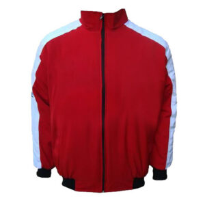 Sport Racing Jacket Red and White