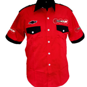 Jacketsandshirts Corvette C5 Crew Shirt Black and Red