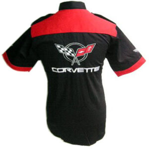 Jacketsandshirts Corvette C5 Crew Shirt Black and Red