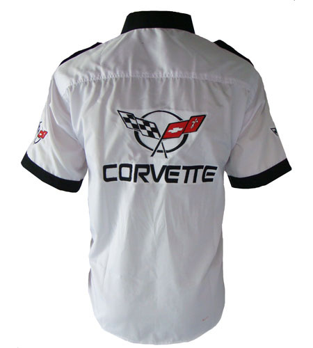 Jacketsandshirts Corvette C5 Crew Shirt White