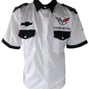 Jacketsandshirts Corvette C5 Crew Shirt White