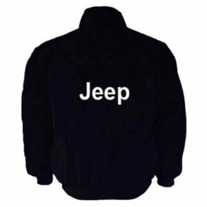 Jeep Black Racing Jacket with piping