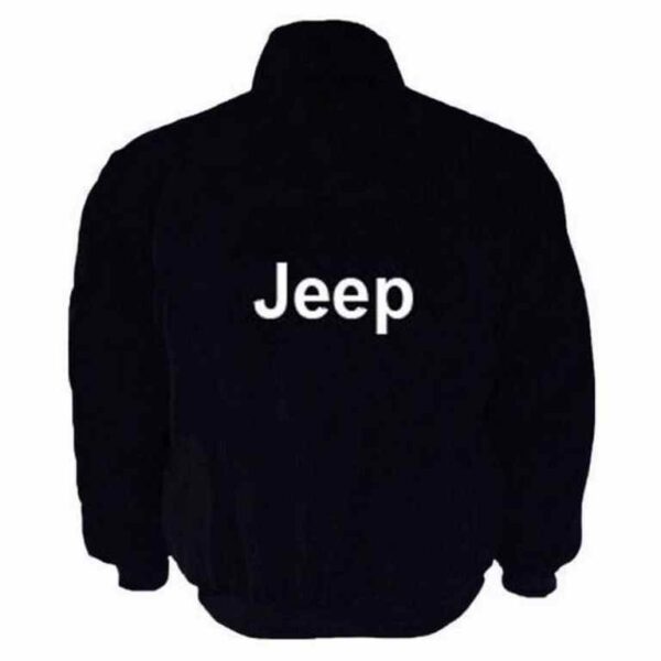 Jeep Black Racing Jacket with piping