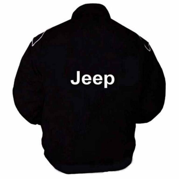 Jeep Plain Racing Jacket Black