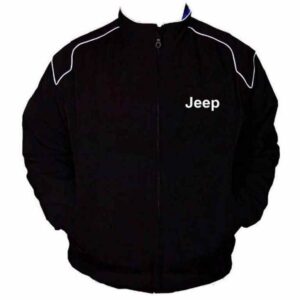 Jeep Plain Racing Jacket Black