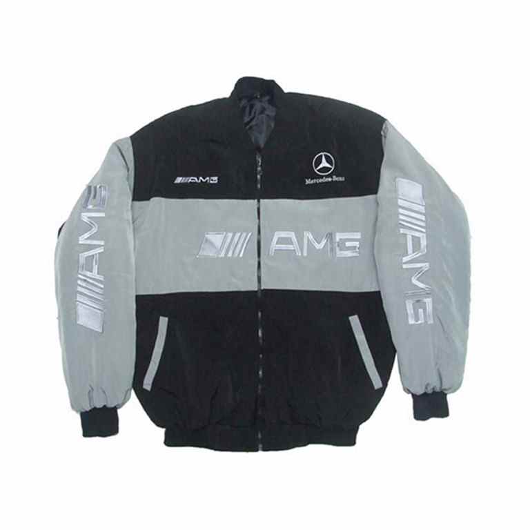 Mercedes Benz AMG Racing Jacket Gray and Black