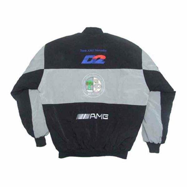 Mercedes Benz AMG Racing Jacket Gray and Black