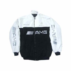 Mercedes Benz AMG Racing Jacket White and Black