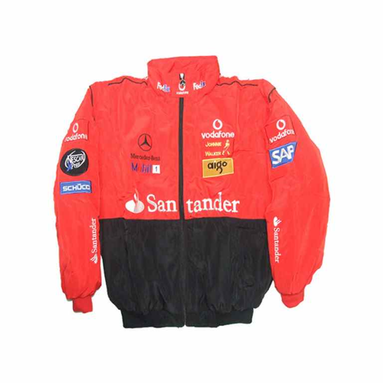 Mercedes Benz Santander Racing Jacket Red and Black – Jackets and Shirts