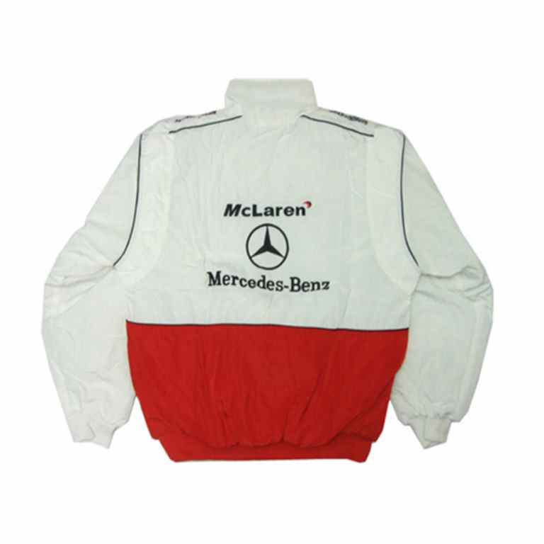 Mercedes Benz Santander Racing Jacket White and Red