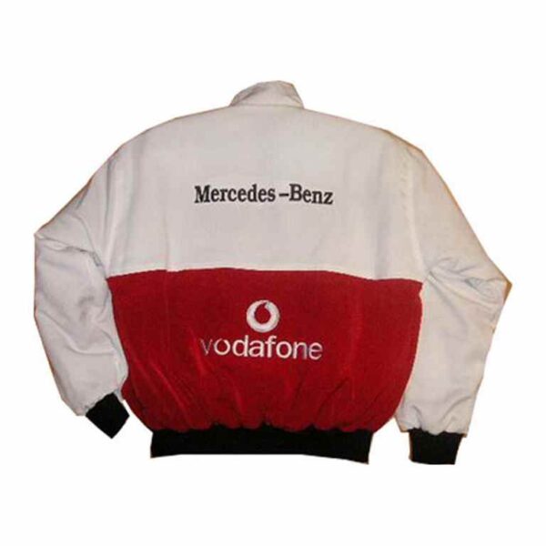 Mercedes Benz Vodafone Racing Jacket White and Red