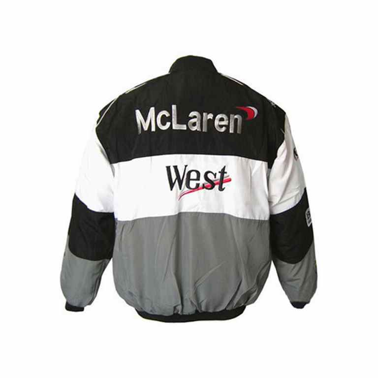 Mercedes Benz Warsteiner McLaren Racing Jacket Black White Gray