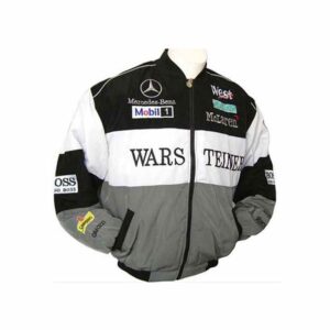 Mercedes Benz Warsteiner McLaren Racing Jacket Black White Gray