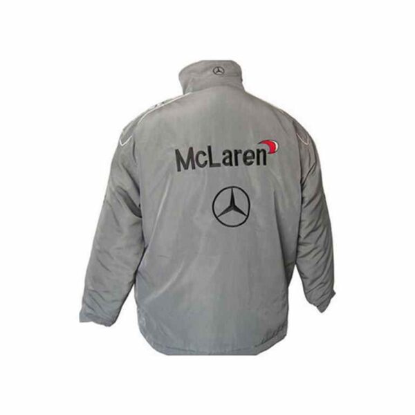 Mercedes Benz Warsteiner McLaren Racing Jacket Black and Gray