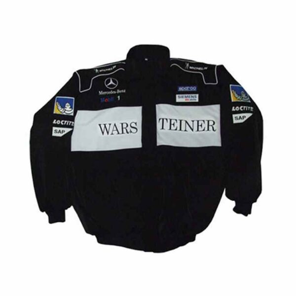 Mercedes Benz Warsteiner McLaren Racing Jacket Black and White