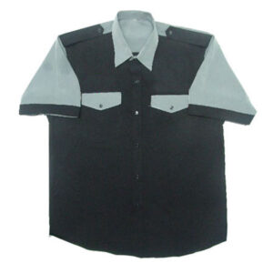 Jacketsandshirts Plain Black and Gray Racing Shirt