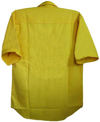 Jacketsandshirts Plain Crew Racing Shirt Yellow