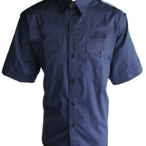 Jacketsandshirts Plain Dark Blue Pit Crew Shirt