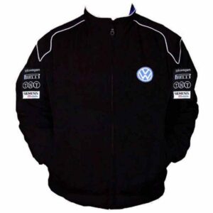 Plain Racing Jacket Black