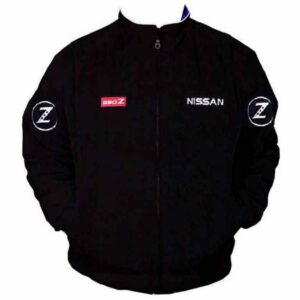 Plain Racing Jacket Black without Piping