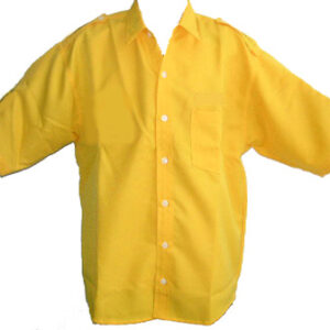 jackets and shirts Plain Crew Racing Shirt Yellow