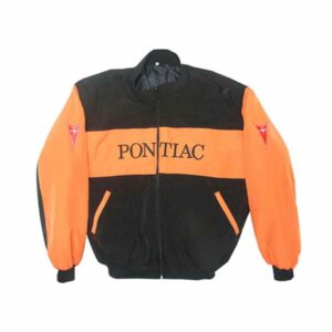 Pontiac Racing Jacket Orange and Black