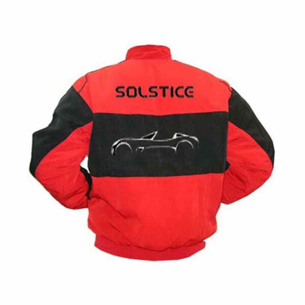 Pontiac Solstice Racing Jacket Red and Black