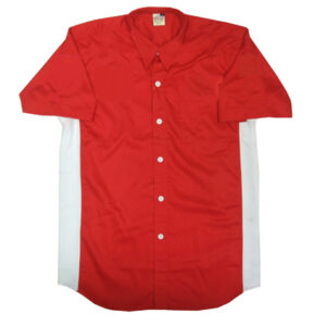 Jacketsandshirts Plain Crew Racing Shirt Red and White Crew