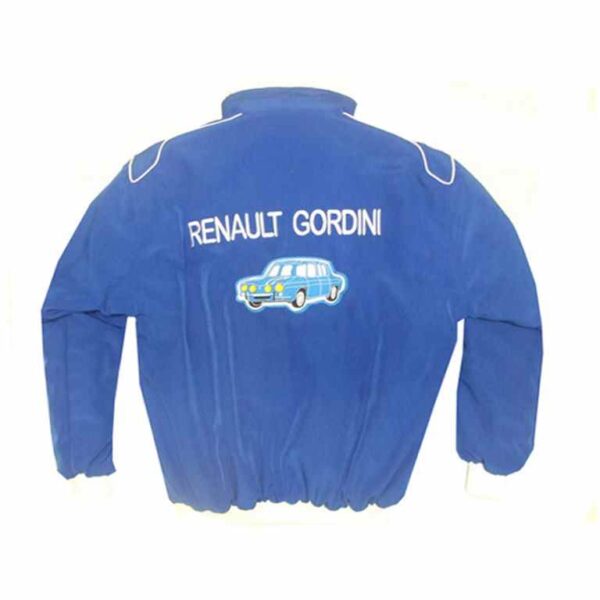 Renault R8 Gordini Blue Jacket white band