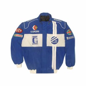 Renault R8 Gordini Blue Jacket white band