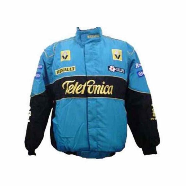 Renault Telefonica Blue & Black Racing Jacket