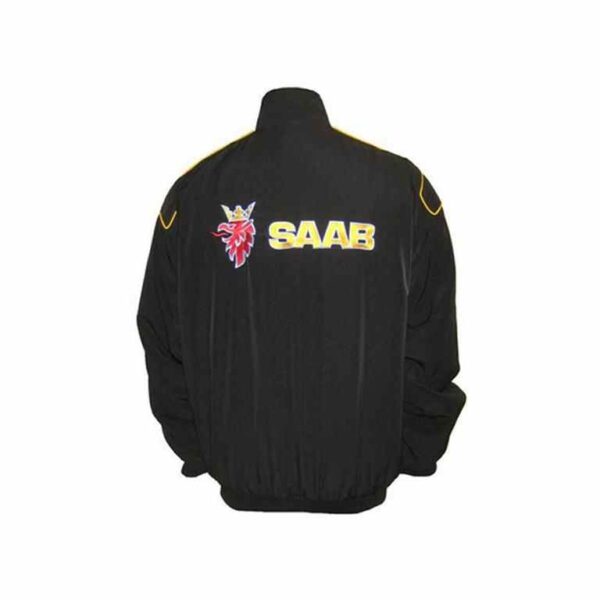 Saab Black Racing Jacket Coat