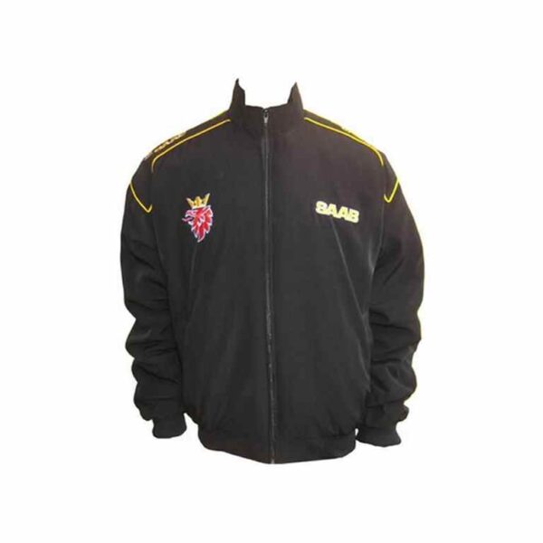 Saab Black Racing Jacket Coat