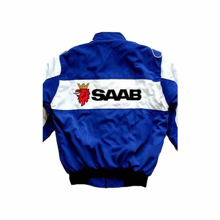 Saab Racing Blue & White Jacket back