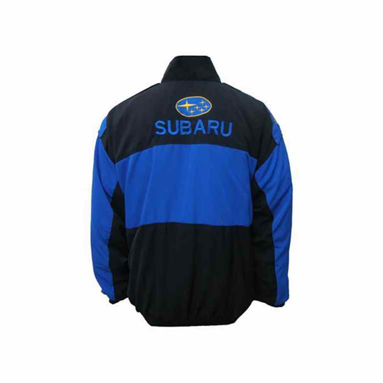 Subaru Blue and Black Rally Team Racing Jacket