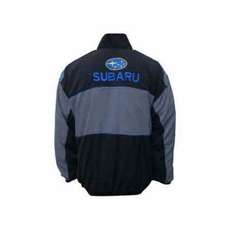 Subaru Raching Jacket Black and Dark Gray