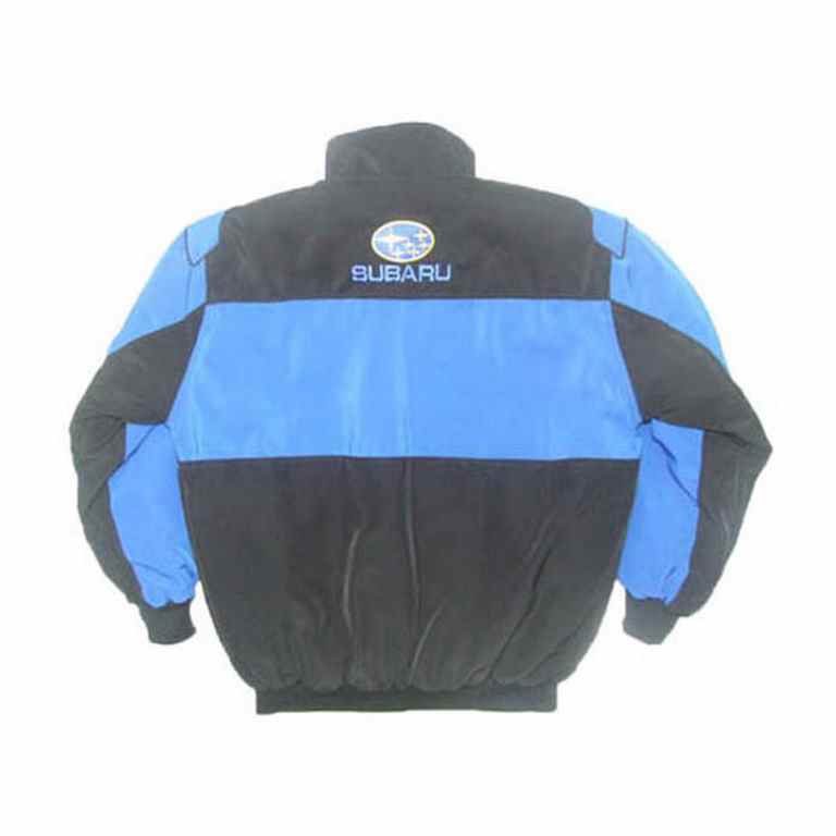 Subaru Racing Jacket Black and Royal Blue