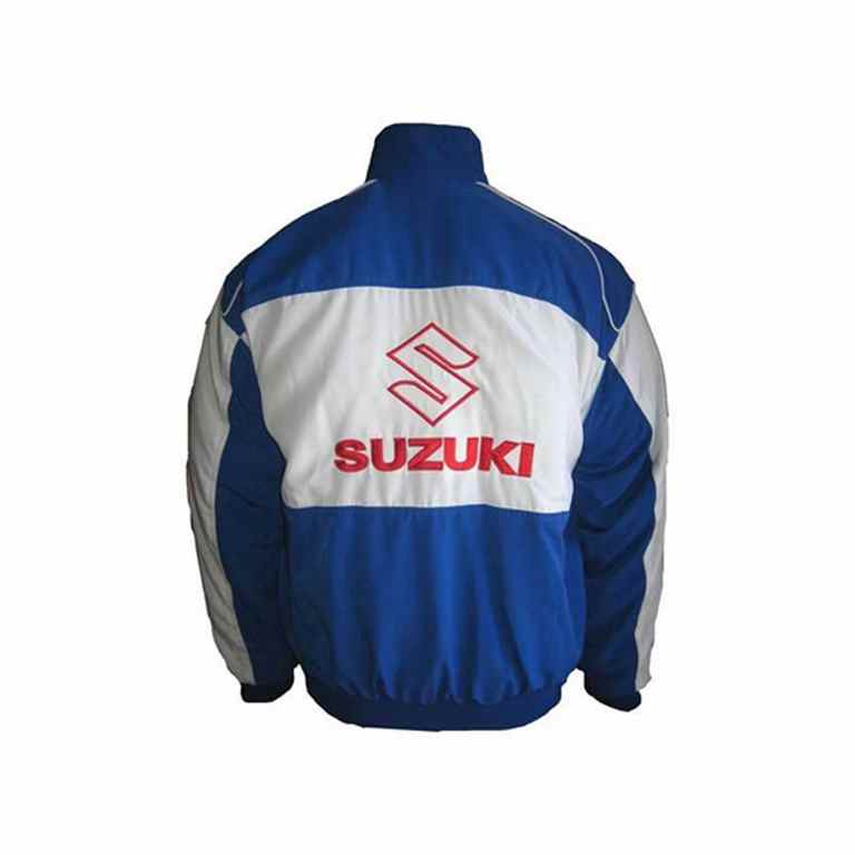 Suzuki GSX-R Blue & White Racing Jacket Coat