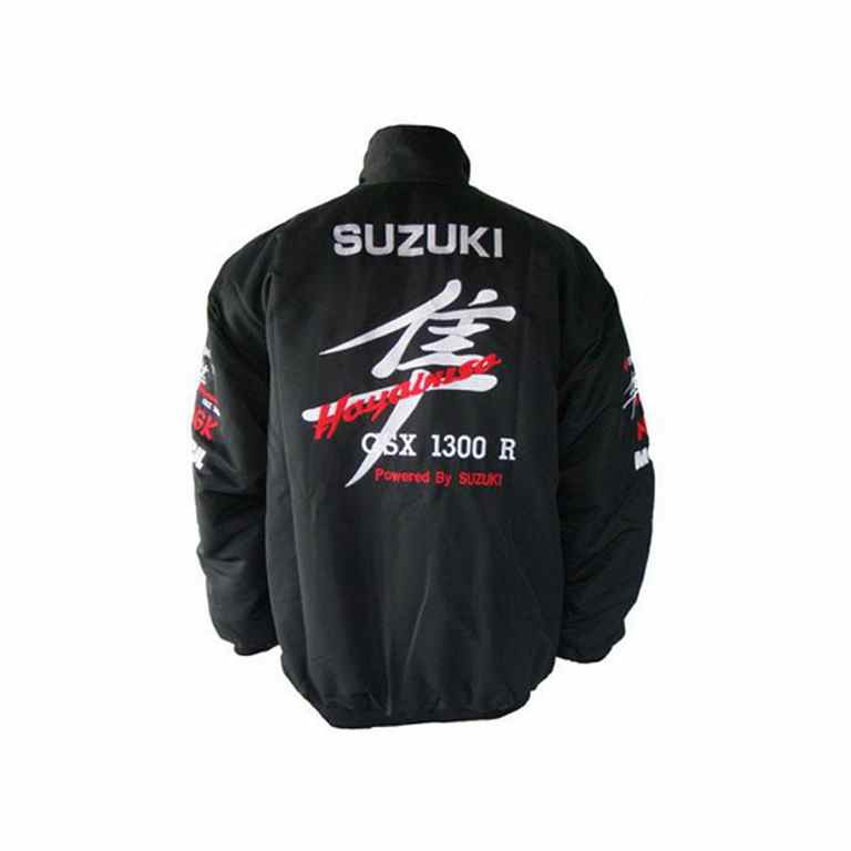 Suzuki GSX R Hayabusa Black Racing Jacket