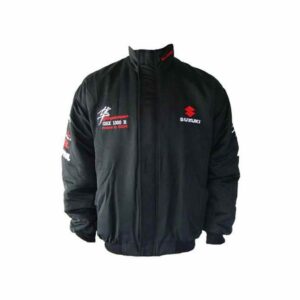 Suzuki GSX R Hayabusa Black Racing Jacket