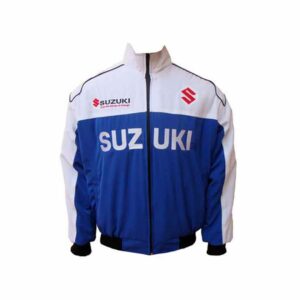 Suzuki Racing Team White & Blue Jacket