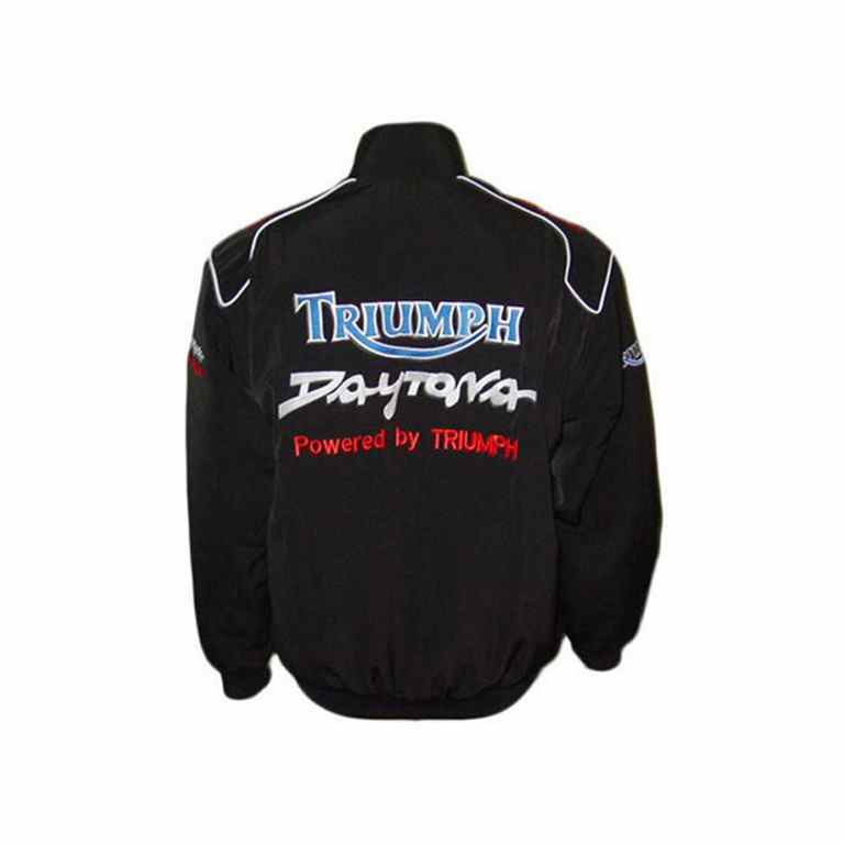 Triumph Daytona Embroidered Racing Jacket Black