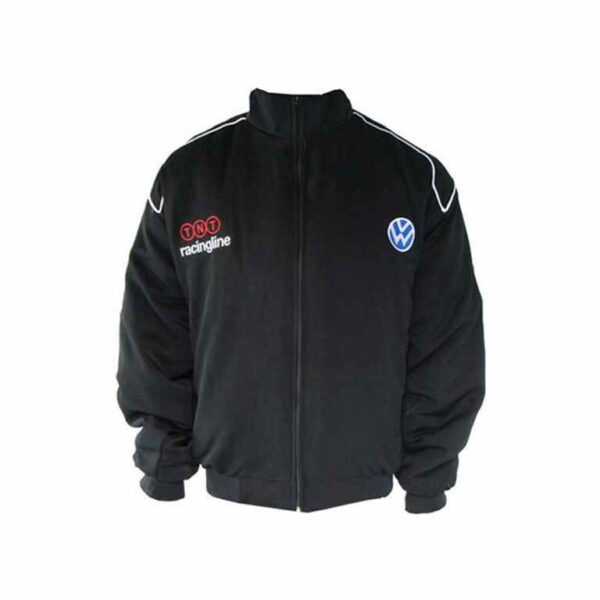 VW Volkswagen Black Embroidered Racing Jacket