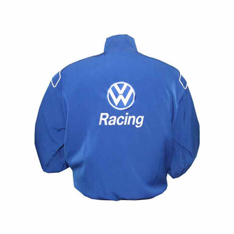 VW Volkswagen Blue Racing Jacket Coat