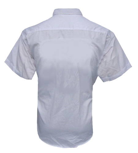 Jacketsandshirts Plain White Racing Crew Shirt