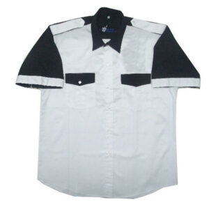 Jacketsandshirts Plain White and Black Racing Shirt