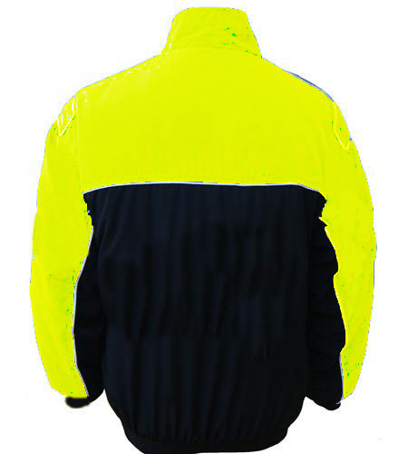 Yellow and Black Plain Racing Jacket