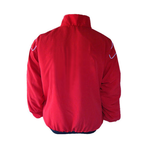 Plain Blank Red Racing Jacket without piping