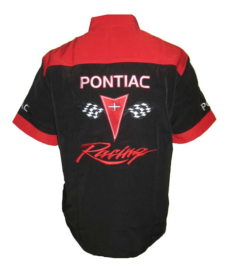 Pontiac Racing Shirt Red and Black